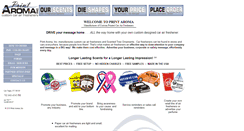 Desktop Screenshot of printaroma.com